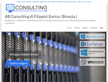 Tablet Screenshot of consultingab.it